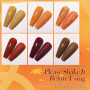 Born Pretty Vernis à ongles UV Orange Glitzer Rot Dunkelpflaume Braun | Vernis à ongles gel pour l'automne et l'hiver - Vernis U