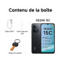XIAOMI REDMI 15C Smartphone 4+256 Go Écran 6,9 Pouces 120Hz - Bleu | Épaisseur 7,99 mm, batterie 6000 mAh, MediaTek Helio G81-Ul