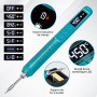 Kit de fer à souder sans fil à souder sans fil, rechargeable par USB, avec écran LCD, température réglable de 200 à 450 °C, fer