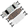 3 Pièces Dragonne de Sécurité pour 6-8" eReaders Tablet, Fleur Accessoires Liseuses, Support Élastique en PU Cuir, Support de Sa
