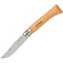 Opinel - N°10 Couteau de Poche en Blister - Lame 10 cm Acier Inox, Manche Bois de Hêtre, Usage Quotidien, Bague de Sécurité Viro