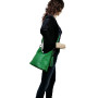 AmbraModa GLX09 Sac à main pour femme en cuir véritable