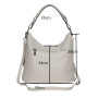 AmbraModa GLX09 Sac à main pour femme en cuir véritable