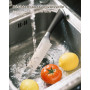 Denkich Couteau Cuisine, 6 Pièces Professionnels Couteaux et Ustensiles de Cuisine en Acier Inoxydable, couteaux de cuisine Port