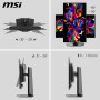 MSI MAG 274QPA QD-OLED X24 Écran Gaming 26.5” WQHD | Dalle QD-OLED 2560x1440, 240 Hz, 0,03ms, compatible VESA, HDMI, DisplayPort