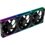 Thermalright TL-M12Q X3 Lot de 3 ventilateurs de refroidissement pour boîtier PC 120 mm, connexion en guirlande, 2000 tr/min, dé