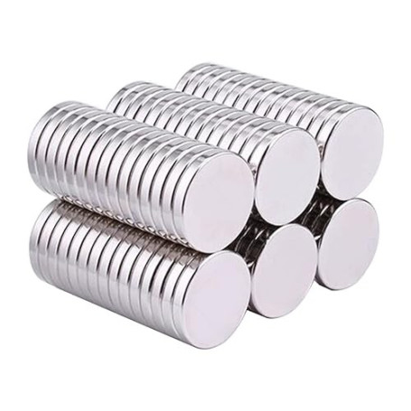Sonfedo Lot de 100 mini aimants, 8 x 1 mm, ultra puissants, petits aimants ronds pour tableau blanc, tableau d'affichage, tablea