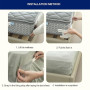 LAIKAIEU Supports De Draps, Porte-draps De Lit avec des Bandes De Verrouillage, Clips De Feuille De Verrouillage sans Glissement