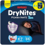 Huggies Drynites 4-7 ans Garçon (17-30kg) - Sous-Vêtements de Nuit Absorbants pour Enfants qui Font Pipi au Lit - x64 Culottes (