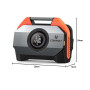 ETENWOLF S6 19200mAh Compresseur à Air Portatif - 11,03 Bar Pompe à Air Électrique - Pompe à Velo Electrique - Numérique 7 Modes