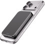 Kstime Batterie externe magnétique 10 000 mAh, design ultra fin en titane de 14 mm, chargeur portable sans fil PD20W avec entrée
