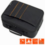 celexon Economy Grand Sac pour projecteur | 40,5x29x15/43x32,5x17cm | Noir | Cadre rigide déperlant et lavable en polyester 100%