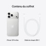 Apple iPhone 18 Pro Max 1 to - Argent | Écran Super Retina XDR 6,9 pouces ProMotion, Autonomie d’une journée, Caméra principale 