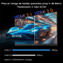 Kryoza Câble HDMI 8K 3m,Cable HDMI 2.1 8K@60Hz 4K@120Hz 7680P | Ultra Haute Vitesse Supporte HDR10 3D eARC HDCP2.2&2.3,Compatibl