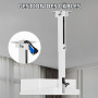 PUTORSEN Support pour Projecteur Videoprojecteur Plafond,Max.10 kg | Réglable en Hauteur Support Videoprojecteur Mural,Gestion C