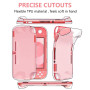 GeeRic Étuis Compatible pour Switch Lite 2019, Protection Housse + Coque Transparente + Protection écran Compatible pour Switch 