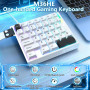 MAMBASNAKE ATTACK SHARK M36 HE Clavier Gaming Une Main 8000Hz Rapid Trigger, 36 Touches Filaire Interrupteur Magnétique, Précisi