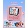 Appareil Photo Enfant Instantané Rose: HODDRCCN 1080P Appareil Photo Instantané - Carte 32GB - Jouet Cadeau pour Filles Garçons