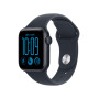 Apple Watch SE 3 (GPS), Boîtier en Aluminium Minuit de 40 mm | Bracelet Sport bleu marine - S/M. Fitness + Sommeil + Suivi de cy