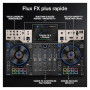 Denon DJ PRIME 4 G2 Contrôleur DJ Autonome avec Rendu Stems Intégré | 4 platines, pads MPCe multizones, leviers FX, interface DM