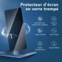 NEW'C Verre Trempé pour iPhone 14 Plus/13 Pro Max Anti-Espion | Lot de 3, Noir, 6,7 pouces, Confidentialité 28°, Dureté 9H, Anti