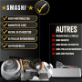 SMASHI® Smash Burger Kit avec Ustensiles Professionnels en Acier Inoxydable 304 certifié Contact Alimentaire UE | Presse Smash B