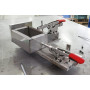 Bessey STC-IHH25 STC-IHH Pince à bascule plaque de base horizontale, argent/Rouge, 35mm