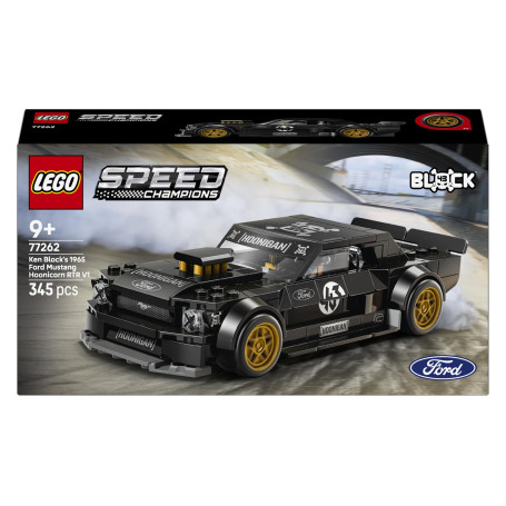 LEGO Speed Champions Ford Mustang Hoonicorn V1 de 1965 de Ken Block 77262 | Jouet voiture pour garçon dès 9 ans, maquette, minif