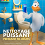 Canard Fresh Disc Marine 1 Applicateur + 3 Recharges | Bloc WC sans cage offrant une fraîcheur continue et une durée jusqu'à 3 f