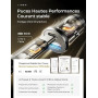 LISEN Chargeur Voiture USB C 54W+60W C-C Câble,Chargeur Allume Cigare USB C | Prise Allume Cigare 12V, Accessoire Voiture Interi