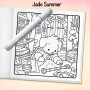 Magic Academy: Cozy Fantasy Coloring Book for Adults and Teens with Witches, Wizards, Spells, Potions, and Magical School Advent