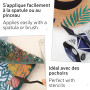 Aladine - Izink Diamond Doré Cuivré 80 ml - Peinture Pailletée - Pour Tout Support : Papier, Tissu, Béton, Métal, Bois - DIY et 