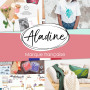Aladine - Izink Diamond Doré Cuivré 80 ml - Peinture Pailletée - Pour Tout Support : Papier, Tissu, Béton, Métal, Bois - DIY et 