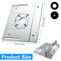 Table DéFonceuse Plaque Aluminium Costume, Table Fraisage Insert Avec Support De Torsion Coudé, DéFonceuse Plaque, Defonceuse A
