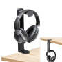 NEETTO HS906 Support & Stand Casque 2 en 1, Dessus & Dessous Bureau Support | Casque de Jeu et Pince Réglable en Hauteur et Rota