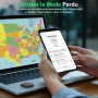 Bnlei Air Tracker Tag Traceur Fonctionne avec l’app Localiser Apple (iOS Uniquement) Comprend Batterie de Secours, Localisateur 