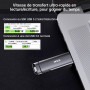 SSK SSD Externe 128GO Disque Portable SSD Cle USB 3.2 Gen 2 Jusqu'à 550 Mo/s, 2 en 1 OTG Solid State Drive 128 GO Double Clé USB