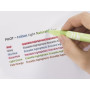 PILOT - 5 FriXion Light Soft - Surligneur Effaçable - Couleurs Pastel | Encre Thermosensible - Notes Propres, Sans Ratures - Ble