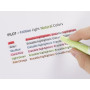 PILOT - 5 FriXion Light Soft - Surligneur Effaçable - Couleurs Pastel | Encre Thermosensible - Notes Propres, Sans Ratures - Ble