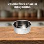 Cecotec Cafetières Express Semi-automatiques Power Espresso Touch ColdBrew Latte. 1350W, 20 Bars, Froid, Tiède ou Chaud, Écran T