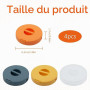 4 PCS Enrouleur de Câble Portable,Organisateur Enrouleur de Câble Portable | Matériau robuste et durable,Compact et nomade,Utili