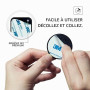 Spigen Kuel Plaques Métalliques [3X Plus Fin Qu’Une Carte de Crédit] | Adhésif 3M Premium pour Support Téléphone Voiture Magnéti