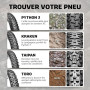 Hutchinson - Kraken - Pneu VTT - pour Toutes Les Aventures - Polyvalence, Grip Et Sécurité - Tringles Rigides - Noir - Tubetype