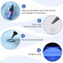 10pcs UV Résine Super Rapide Durcissement Cristal Haute Transparence + Mini Lampe UV Pliable Artisanat DIY Fabrication de Bijoux