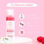 MUSC INTIME La Marque Officielle - Mousse Intime - Sweet Litchi - La Délicieuse - Nettoie En Douceur - Testé Sous Contrôle Gynéc