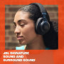 JBL Live 770NC Casque circum-auriculaire, Réduction de Bruit Adaptative, Smart Ambient, jusqu'à 65 heures d'autonomie, noir