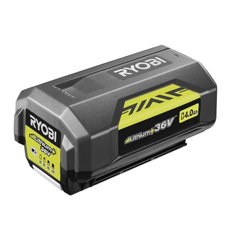 RYOBI - 1 Batterie Lithium+ 36V Compatible avec Tous les Outils de Jardinage 36V Max Power - 4,0 Ah - Gestion Individuelle de Ch