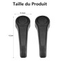 Xiciki Poignées de Réglage de Siège Avant, Poignées de Siège Compatible avec Renault Clio 2 Twingo 1 7701470827/7701209658 - Noi