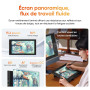 XPPen Artist 16 3rd Tablette Graphique Écran FHD 15,4 Pouces pour Dessin | Écran Entier Laminé Format 16:9 | X4 Stylet 16384 Niv