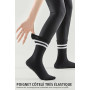Gendewiner Chaussettes Pilates Yoga En Coton Taille UE 35-42 Antidérapantes Pour Femmes Et Hommes